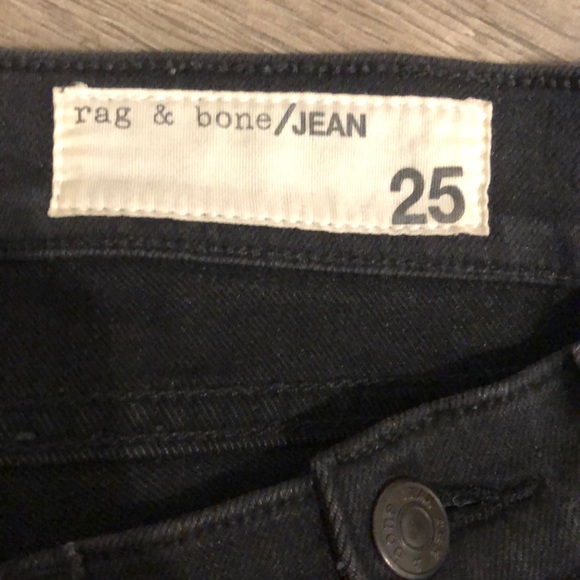 Rag & bone skinny jeans in “Soft Rock with Holes” - Picture 5 of 7